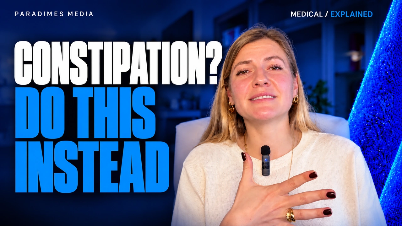 Blue Paradimes cover: Constipation? Do this instead